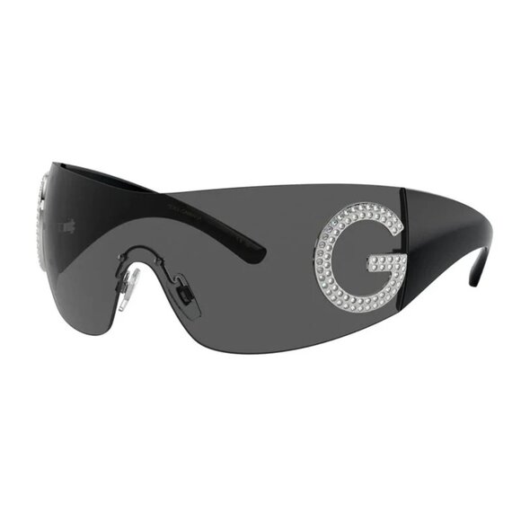 NEW DOLCE&GABBANA BLACK WOMEN SUNGLASSES DOLCE&GABBANA - Picture 1 of 3